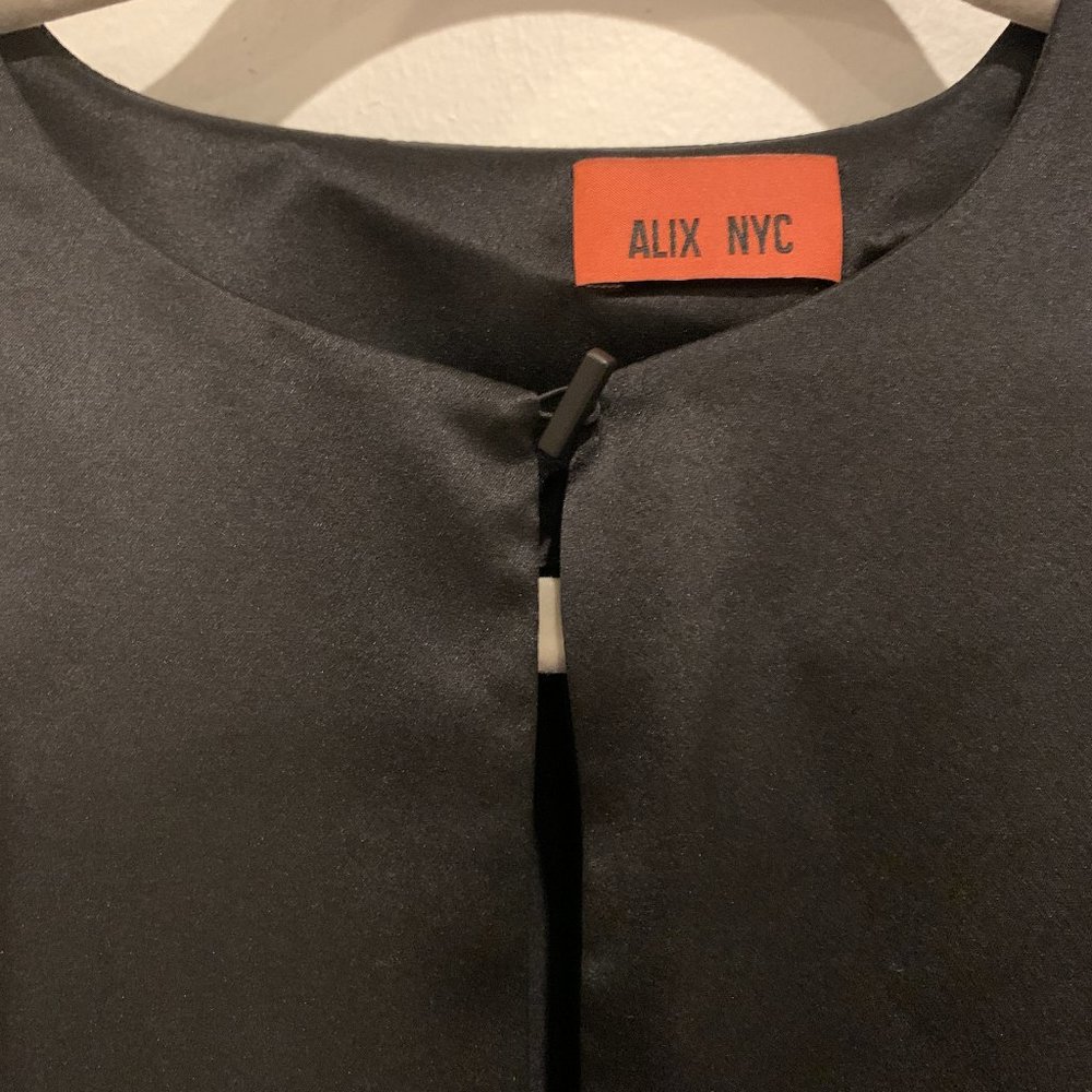 ALIX NYC Silk Black Bodysuit Size Small - Suffolk Bodysuit